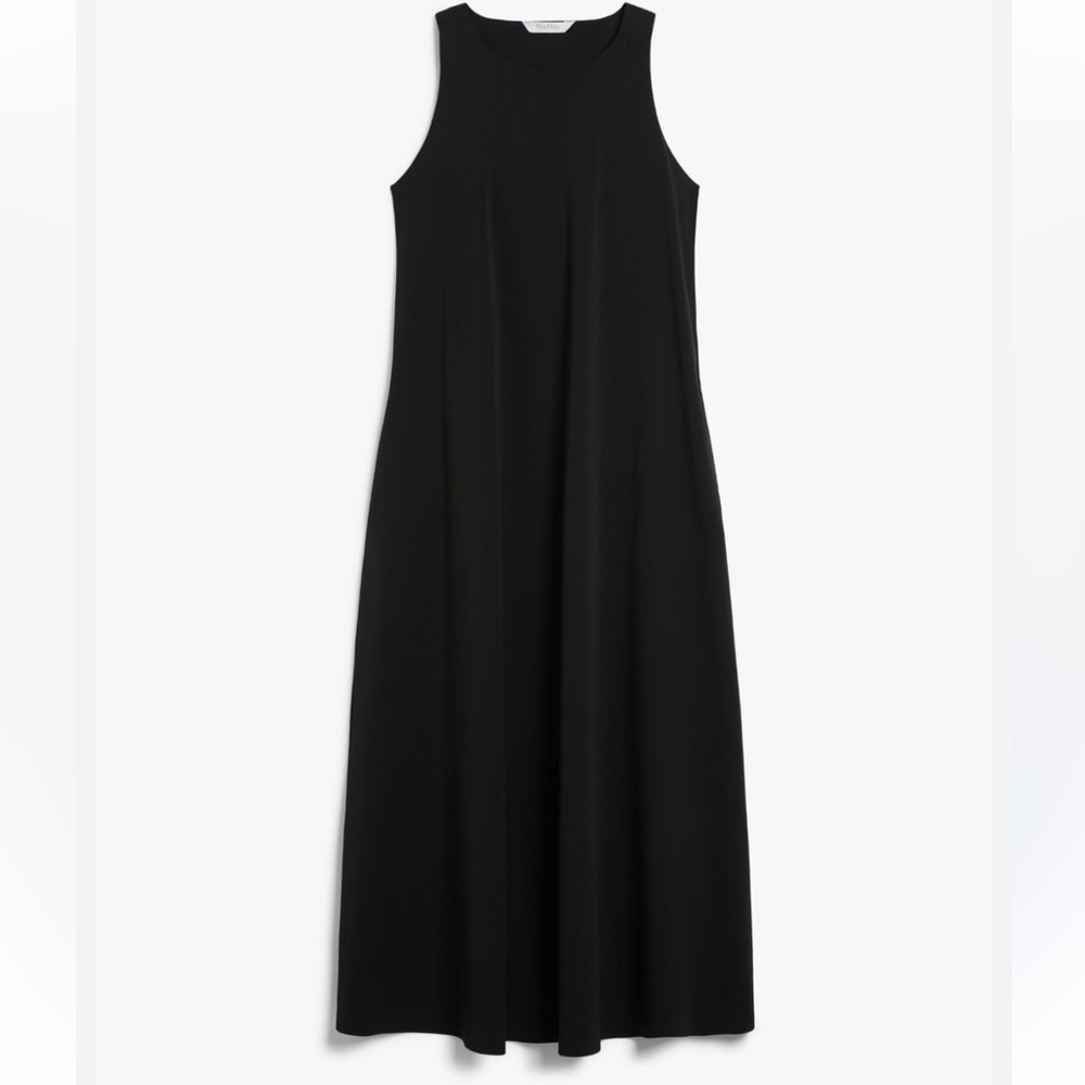Max Mara Leisure Viscose knit sheath dress sleeveless stretch